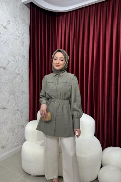 BBC HAZE GÖMLEK - YEŞİL