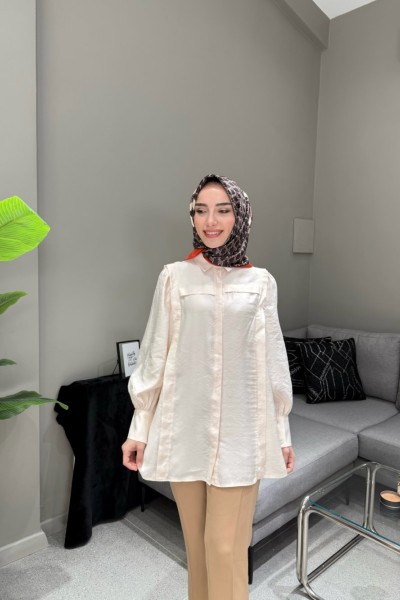 BBC HAZE GÖMLEK - EKRU