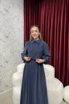 BBC HOLLY ELBİSE - LACİVERT