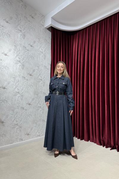 BBC HOPE ELBİSE - LACİVERT