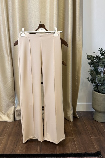 BBC İSPANYOL PAÇA PANTOLON - BEJ