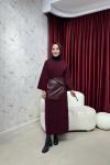 BBC JADE ELBİSE - BORDO