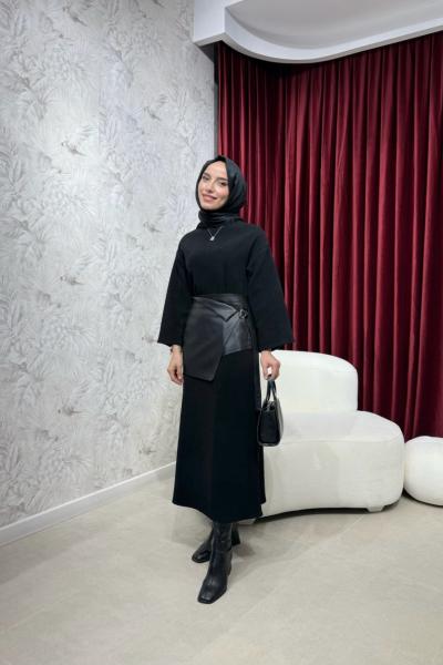 BBC JADE ELBİSE - SİYAH