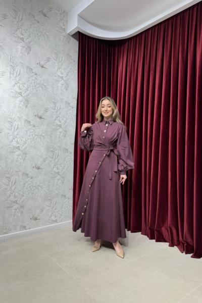 BBC JAKE ELBİSE - BORDO