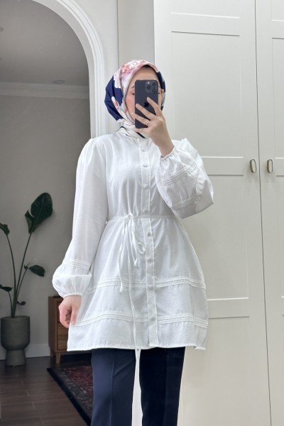 BBC JASMİNE GÖMLEK - BEYAZ