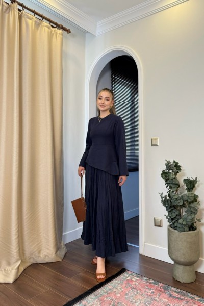 BBC JAVED ELBİSE - LACİVERT