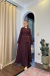 BBC JAVED ELBİSE - BORDO