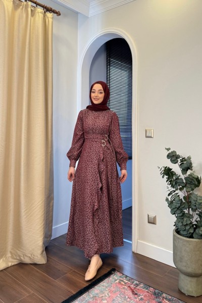 BBC JESSİCA ELBİSE - BORDO