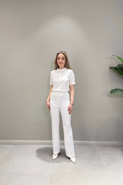 BBC JULİE PANTOLON - BEYAZ