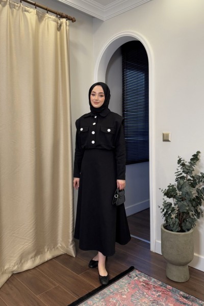 BBC KAFT YELEKLİ TAKIM - SİYAH