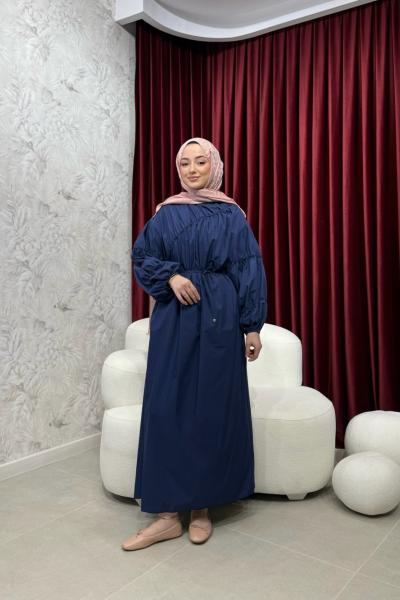 BBC KAMERON ELBİSE - LACİVERT