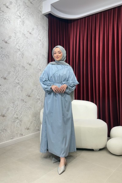 BBC KAMERON ELBİSE - MAVİ