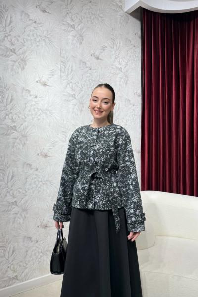 BBC KAŞMİR KAŞE CEKET - SİYAH