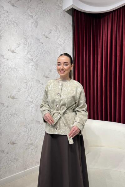 BBC KAŞMİR KAŞE CEKET - BEJ