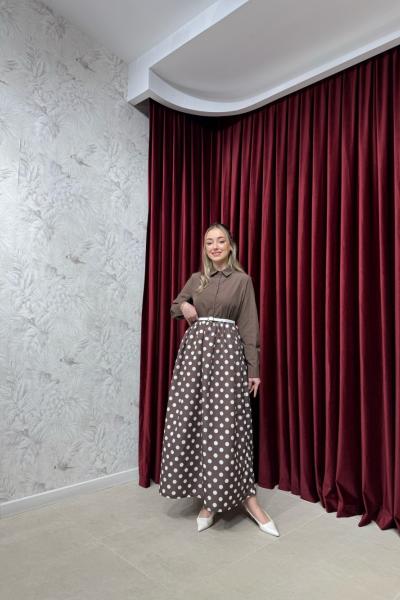 BBC KAYLEE ELBİSE - KAHVE