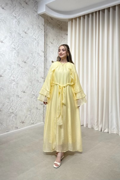 BBC KEİTH ELBİSE - SARI