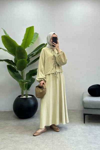 BBC KETEN ETEKLİ TAKIM - YEŞİL