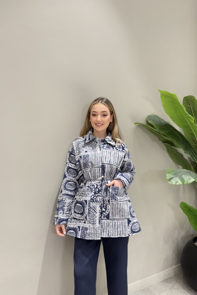 BBC KHLOE KAPİTONE CEKET - LACİVERT