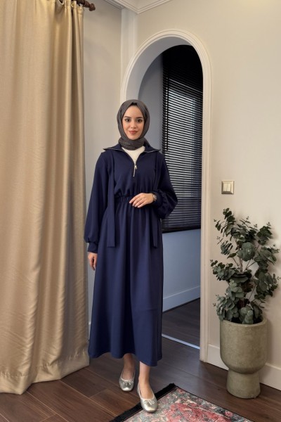 BBC KLEO ELBİSE - LACİVERT