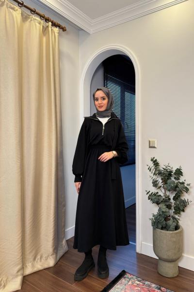 BBC KLEO ELBİSE - SİYAH