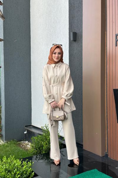 Bbc Laura Scuba Takım - Bej