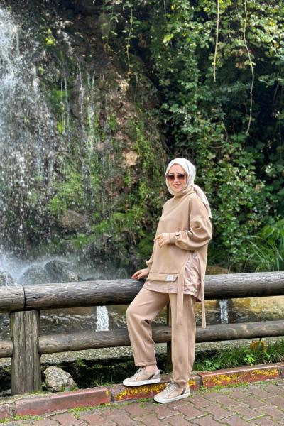 Bbc Leila Scuba Takım - Bej