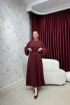 BBC LİNDON ELBİSE - BORDO