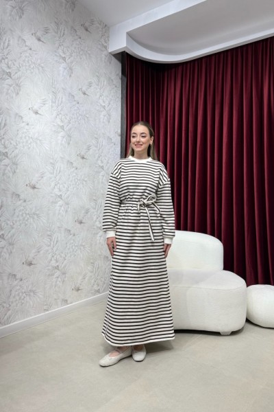 BBC LİORA ELBİSE - KAHVE