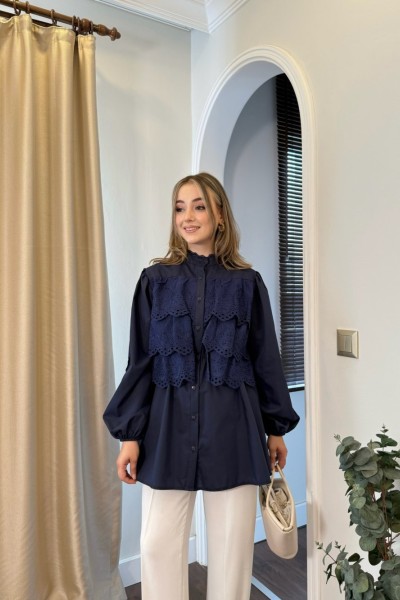 BBC LİVYA GÖMLEK - LACİVERT