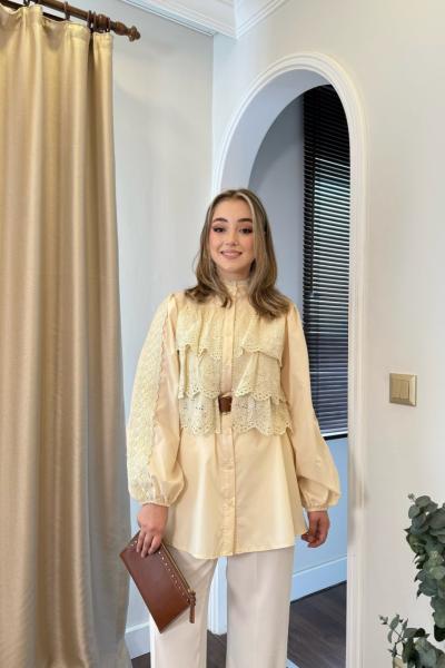 BBC LİVYA GÖMLEK - SARI