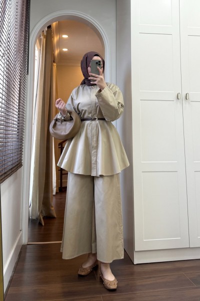 BBC LONDON PANTOLONLU TAKIM - CAMEL