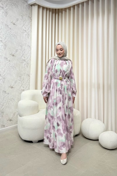 BBC LORA ELBİSE - LİLA