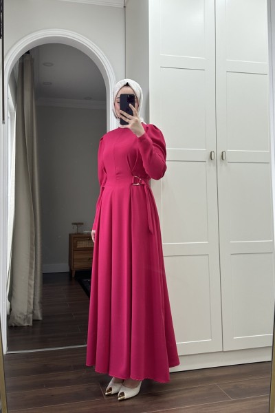 BBC LUNA ELBİSE - FUŞYA