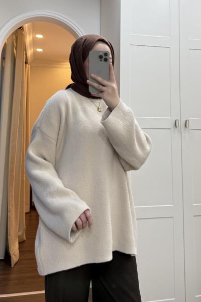 BBC MARA YUMOŞ KAZAK - BEJ