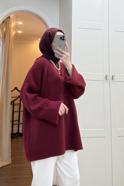 BBC MARA YUMOŞ KAZAK - BORDO