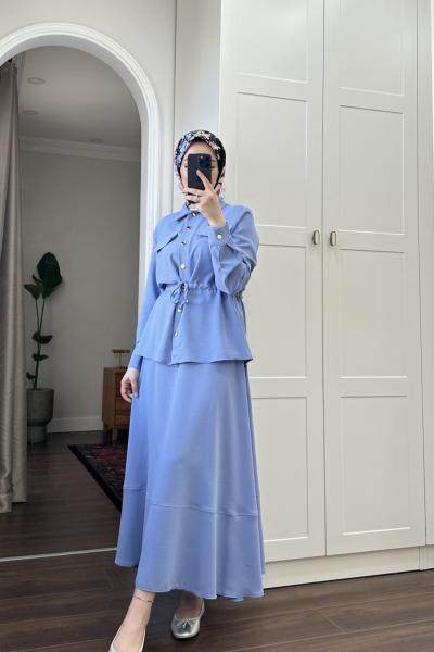 BBC MARİANA ETEKLİ TAKIM - LAVANTA