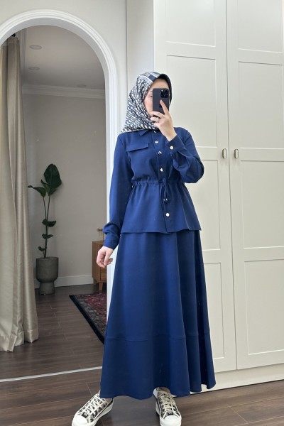 BBC MARİANA ETEKLİ TAKIM - LACİVERT