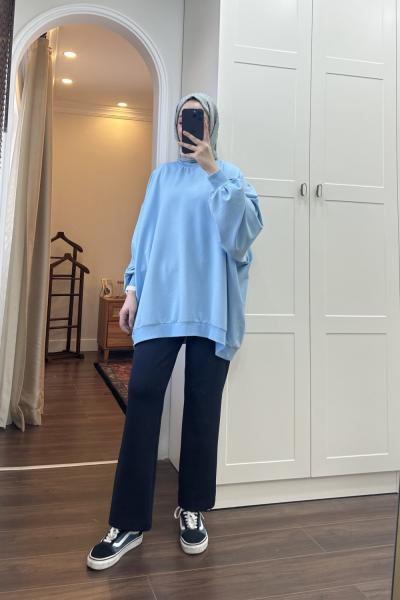 BBC MEVSİMLİK BASİC SWEAT - BEBE MAVİSİ