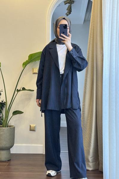 Bbc Mia Ceketli Takım - Lacivert