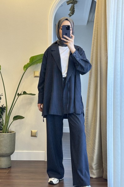 Bbc Mia Ceketli Takım - Lacivert