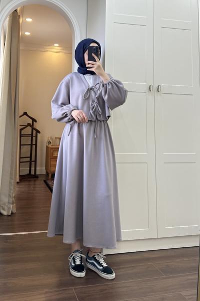 BBC MİEL ETEKLİ TAKIM - GRİ