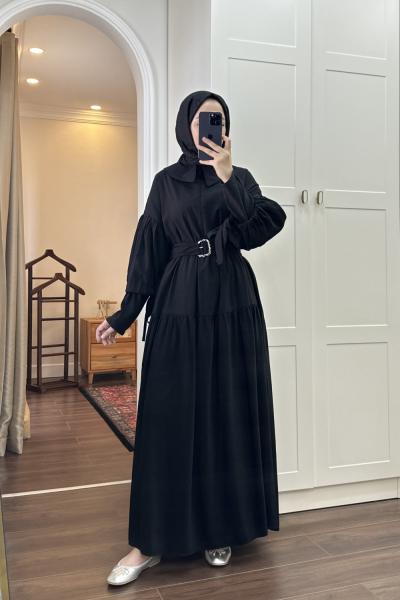 BBC MODAL PERA ELBİSE - SİYAH