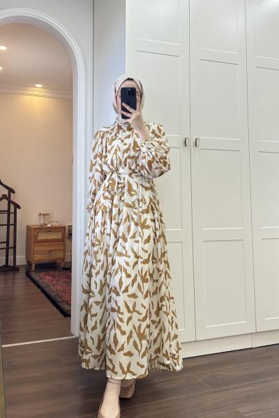 BBC NEVA ELBİSE - HARDAL