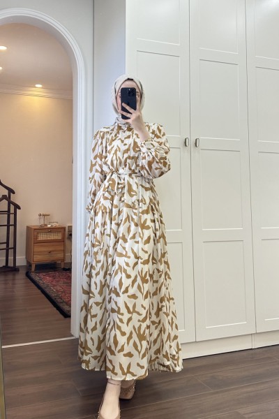 BBC NEVA ELBİSE - HARDAL