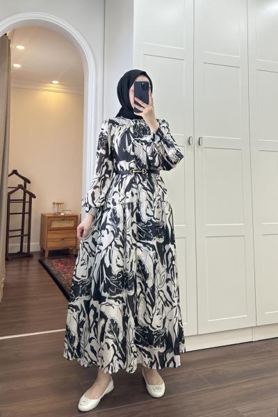 BBC NEVA ELBİSE - SİYAH