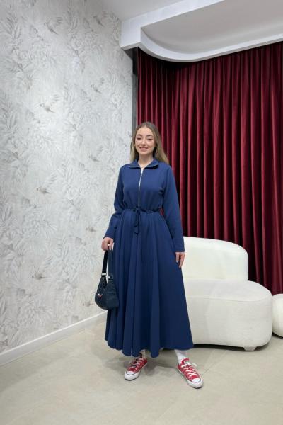 BBC NOMİ ELBİSE - LACİVERT