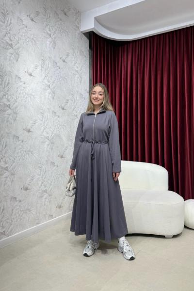 BBC NOMİ ELBİSE - GRİ