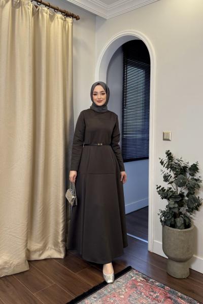 BBC OLA ELBİSE - ANTRASİT