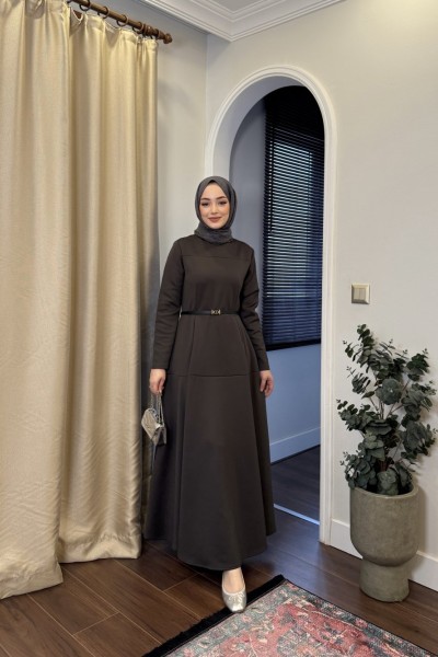 BBC OLA ELBİSE - ANTRASİT