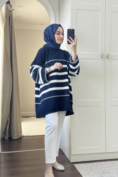 Bbc Oly Triko Kazak - Lacivert